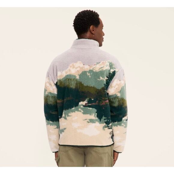 Adult Printed Landscape Zip-Up Fleece Jacket - Woolrich x Target XXL - Picture 4 of 4